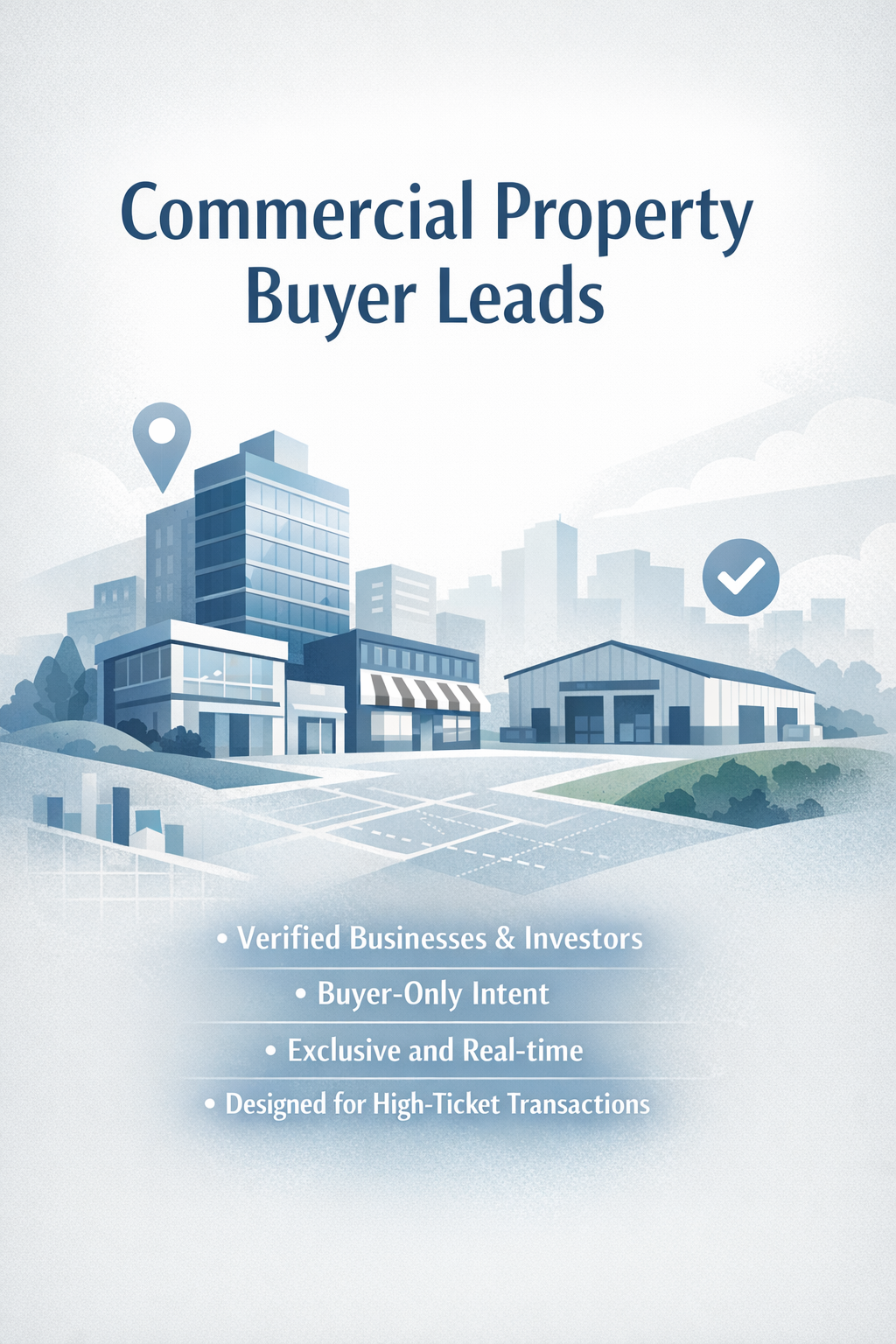 Commercial property buyer leads from verified business owners and investors in India