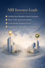 NRI investor leads for property investment in India from verified overseas Indians