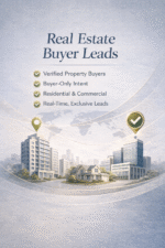 Real estate buyer leads from verified residential and commercial property buyers across India