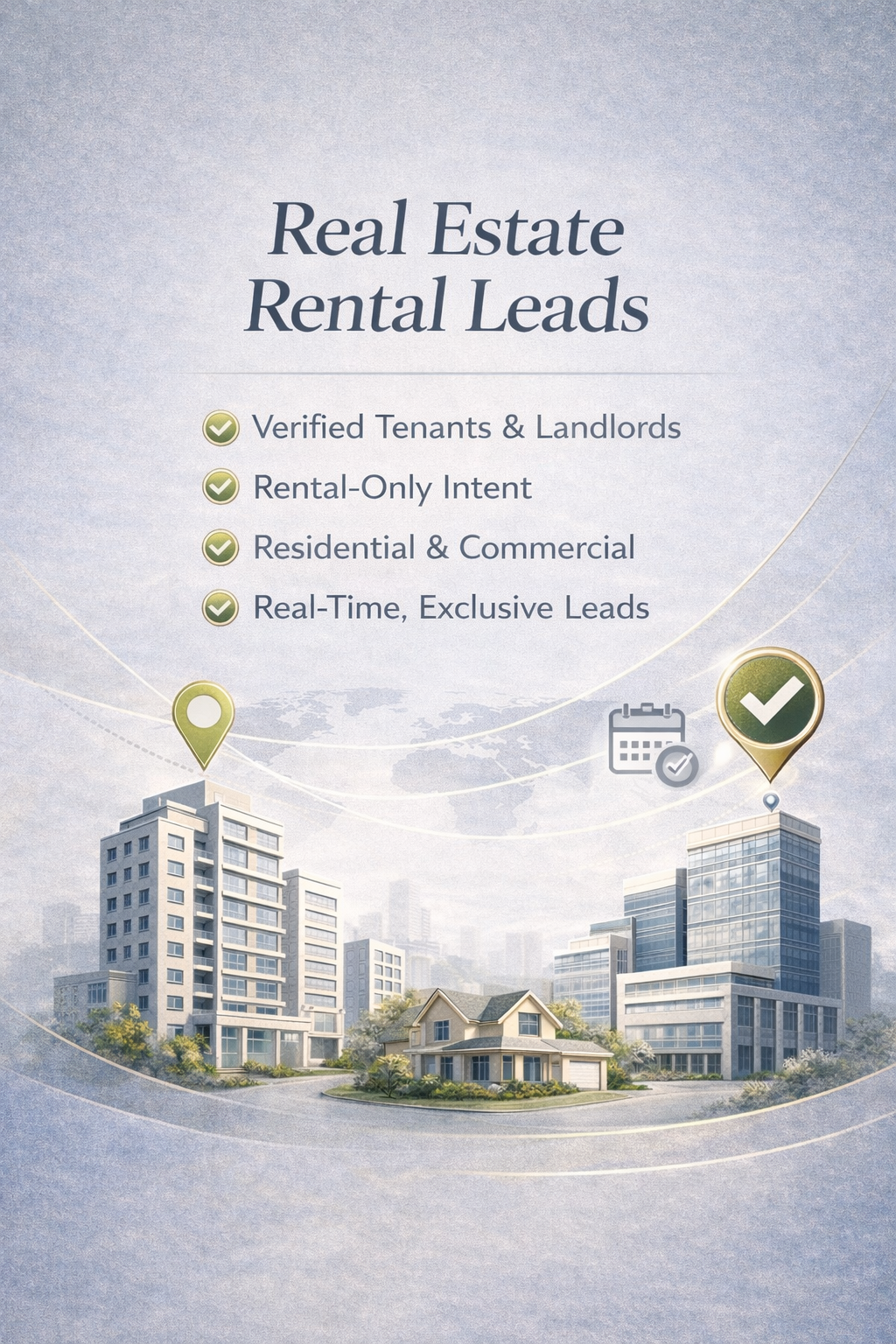 Real estate rental leads from verified tenants and landlords across India
