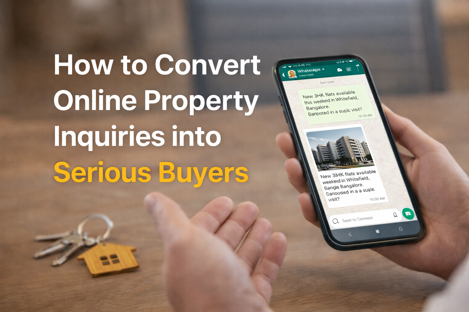 How to Convert Online Property Inquiries into Serious Buyers